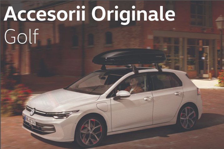 Descopera accesoriile originale pentru Volkswagen Golf